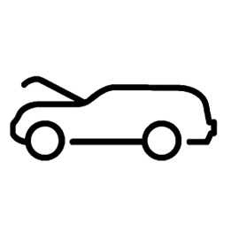 Bonnet Open light icon