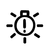 Headlight Warning light icon