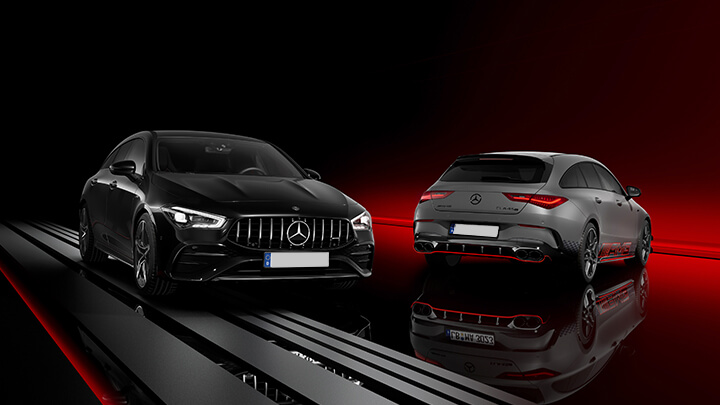 Mercedes-AMG CLA Black and Grey Models