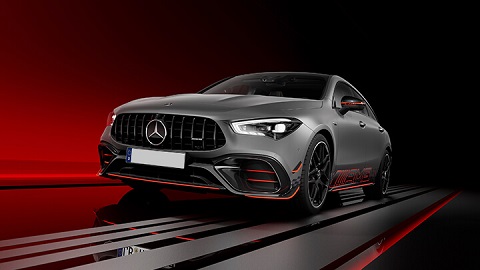 Grey Mercedes-AMG CLA Front