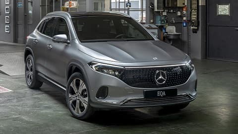 Grey Mercedes-Benz EQA Front