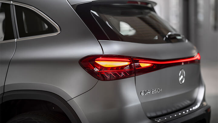 Grey Mercedes-Benz EQA Rear LED Lights