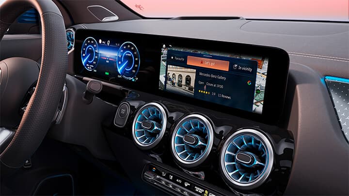 Mercedes-Benz EQB Infotainment System