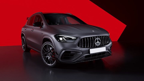 Grey Mercedes-AMG GLA Front
