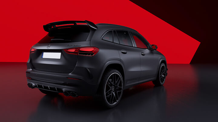 Grey Mercedes-AMG GLA Rear