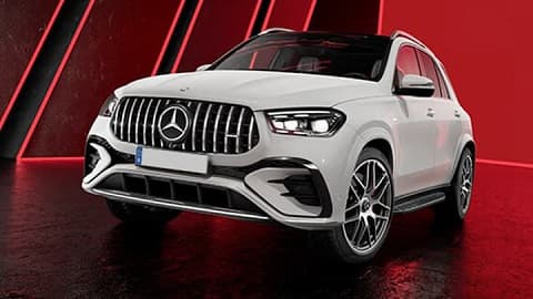 White Mercedes-AMG GLE SUV Front