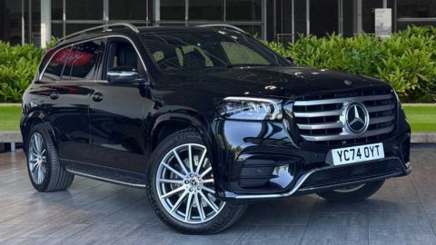 Black Mercedes-Benz GLS Exterior Front Static