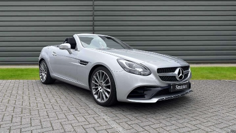Silver Mercedes-Benz SLC AMG Line Exterior Front Static
