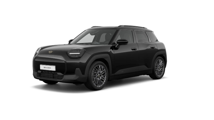 Black MINI Aceman Monochrome Exterior Front in Studio