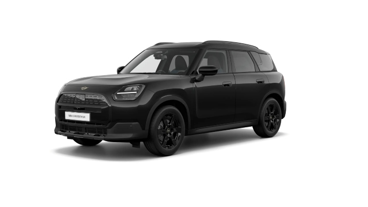 Black MINI Countryman Monochrome Exterior Front in Studio