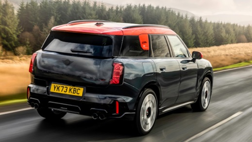 MINI John Cooper Works Countryman Rear Angle Driving