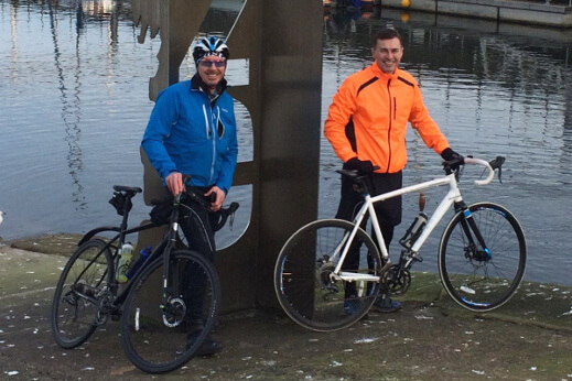 stratstone land rover stockton charity bike ride