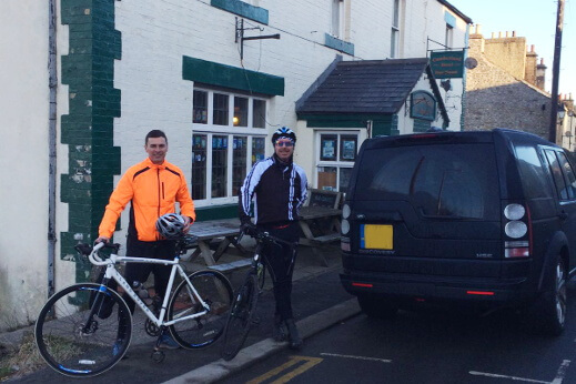 stratstone land rover stockton charity bike ride