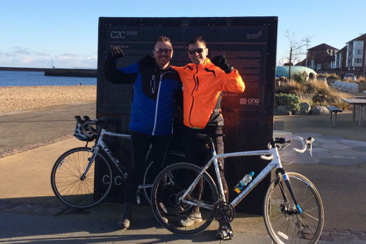 stratstone land rover stockton charity bike ride