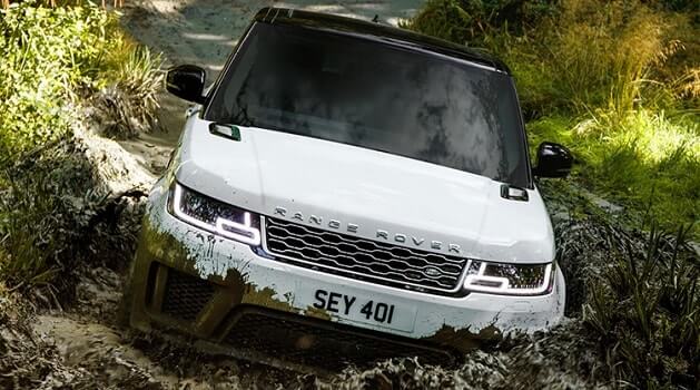 range rover off roading