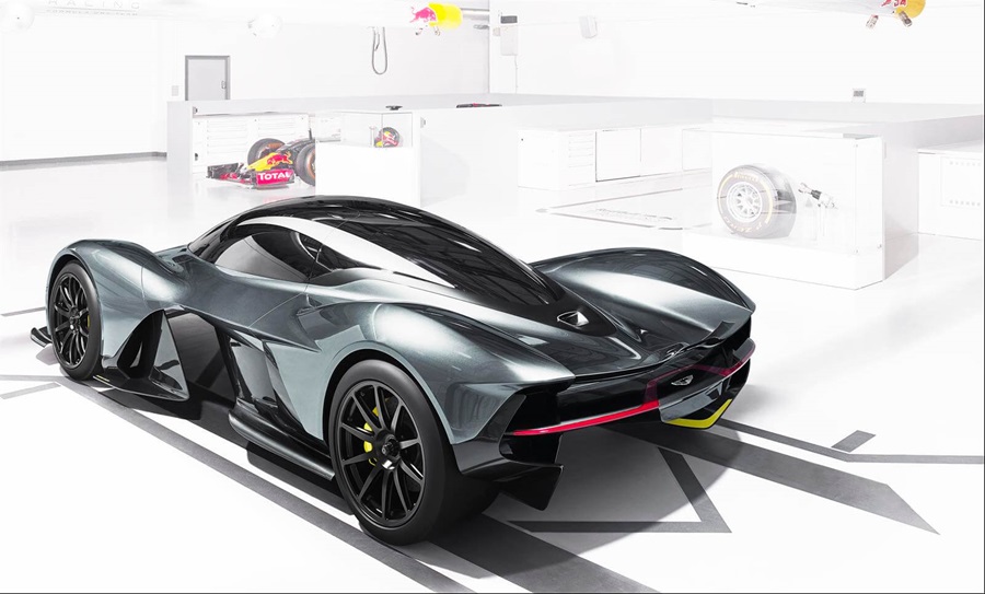 aston martin valkyrie rear