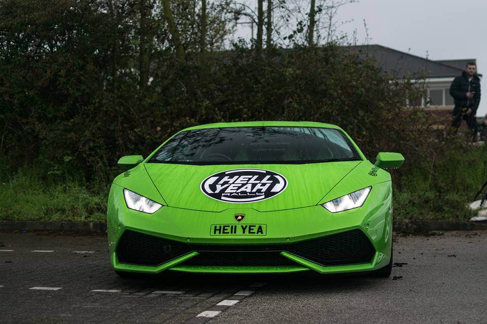 Lamborghini at car cafe nottingham