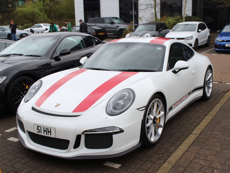 porsche at car cafe nottingham