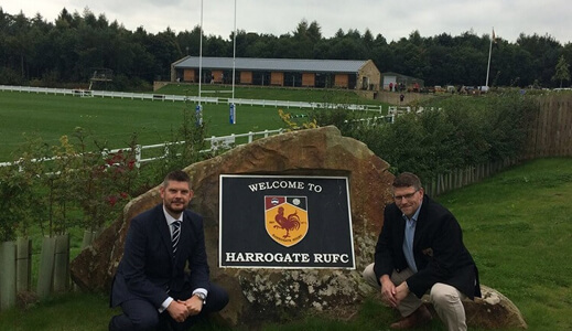 Staneygate Rufc Stratstone BMW Partner with Harrogate RUFC