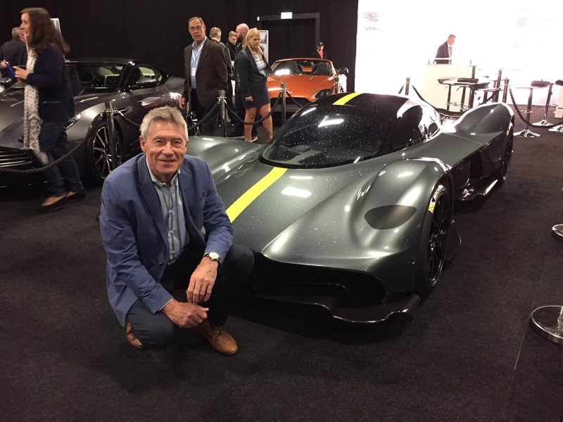 tiff needell at london motor show