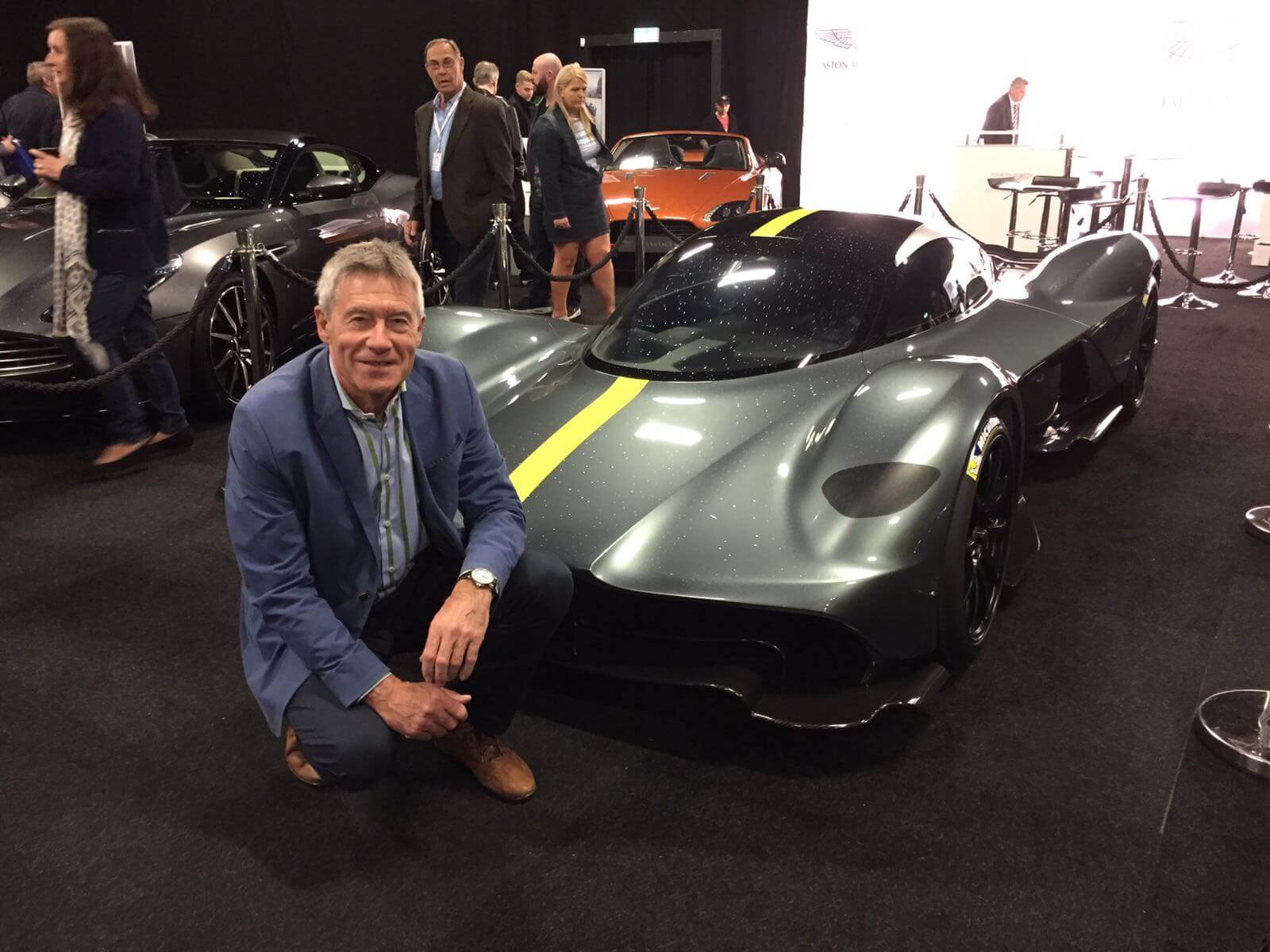 tiff needell at london motor show