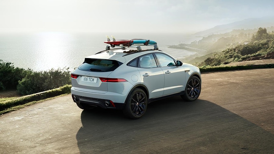 jaguar e-pace with roof rack
