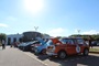 classic mini cars at car meeting in nottingham