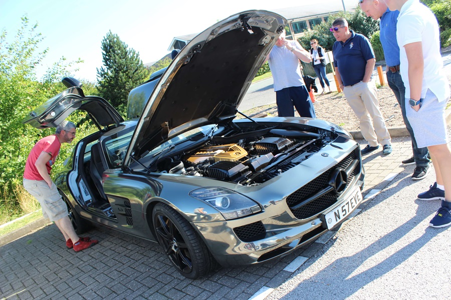 mercedes-benz at car cafe