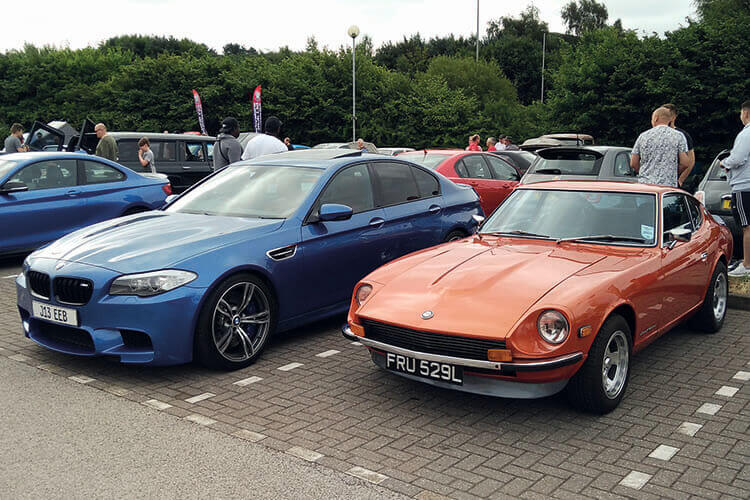 datsun at car cafe nottingham