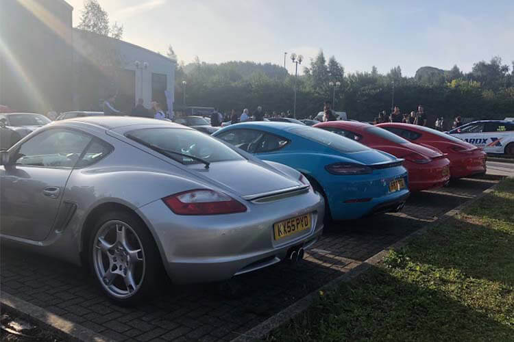 porsche at nottingham car meet