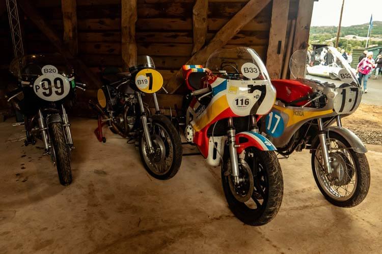 classic motorbikes at shelsley walsh classic nostalgia 