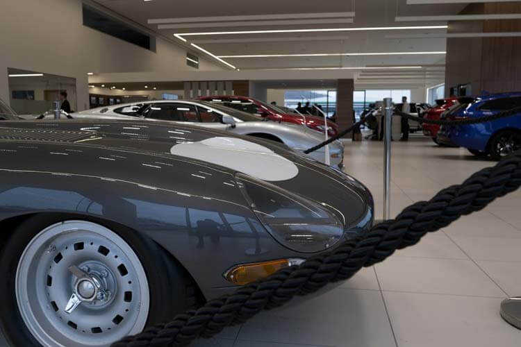 stratstone jlr cardiff new showroom