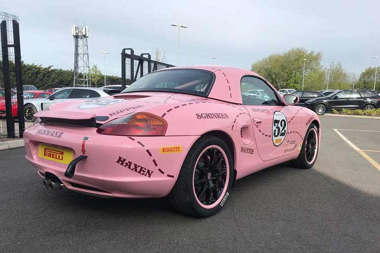 Pink Pig Livery Porsche Boxster