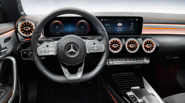 mercedes-benz cla coupe steering wheel