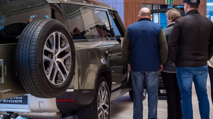 New Land Rover Defender Rear Event