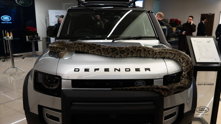 Python on the New Land Rover Defender