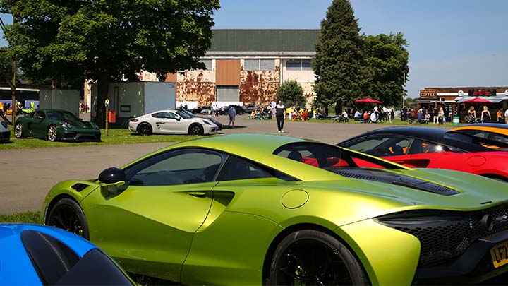 CLUB HLS Launch Event McLaren Cars