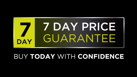 7 day guarantee logo in a black background