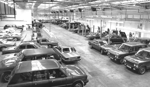 View of the original Stratstone warehouse.