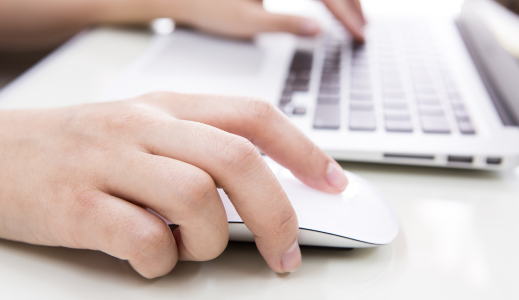 Browsing on the internet.