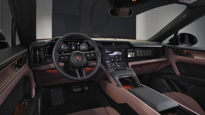 Porsche Cayenne Electric interior dashboard 
