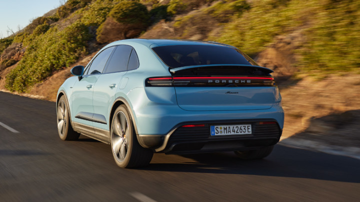 Porsche Macan Electric Rear Driving