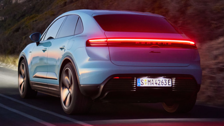 Porsche Macan Electric Rear Driving