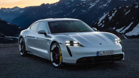Porsche Taycan Turbo S Front