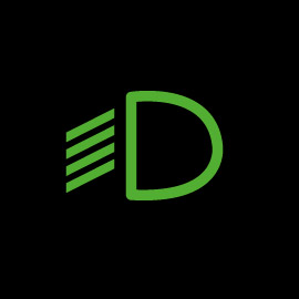 Dipped Headlights Warning Light