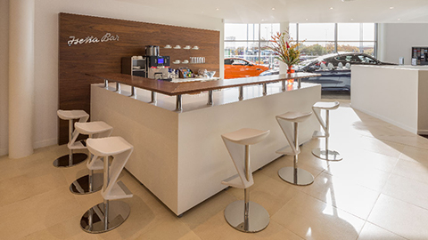 Stratstone waiting area