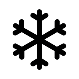 Ice warning light icon