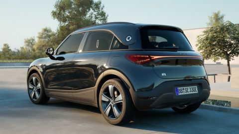 Black smart Car Rear