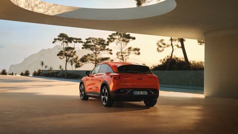 Orange smart #3 Rear