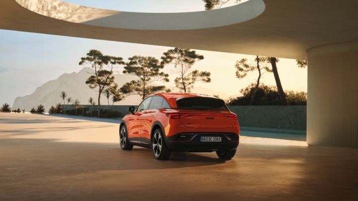 Orange smart #3 Rear